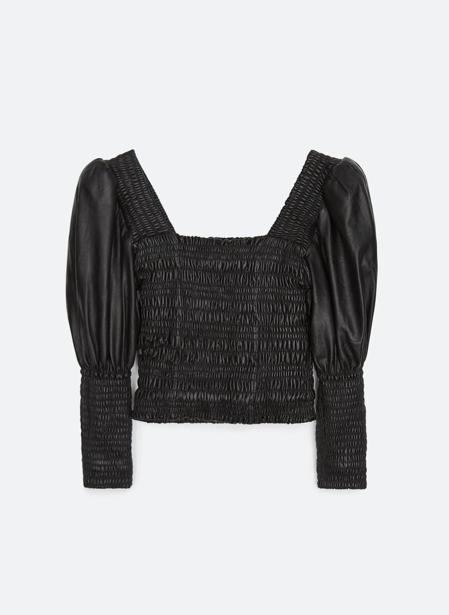 Leather Top, €250, Uterque