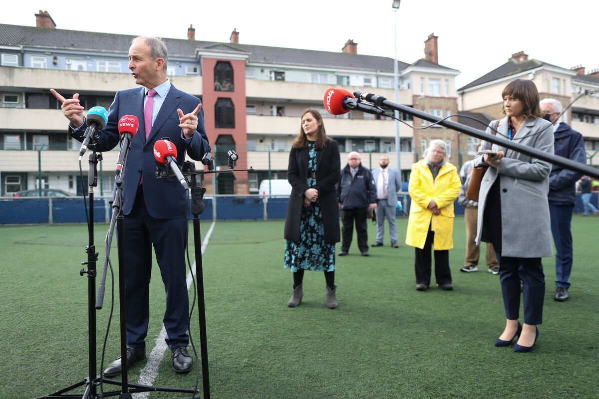 The Taoiseach said that it was too early to say if further restrictions will be needed in Dublin. Photo: Julien Behal The Taoiseach said that it was too early to say if further restrictions will be needed in Dublin. Photo: Julien Behal
