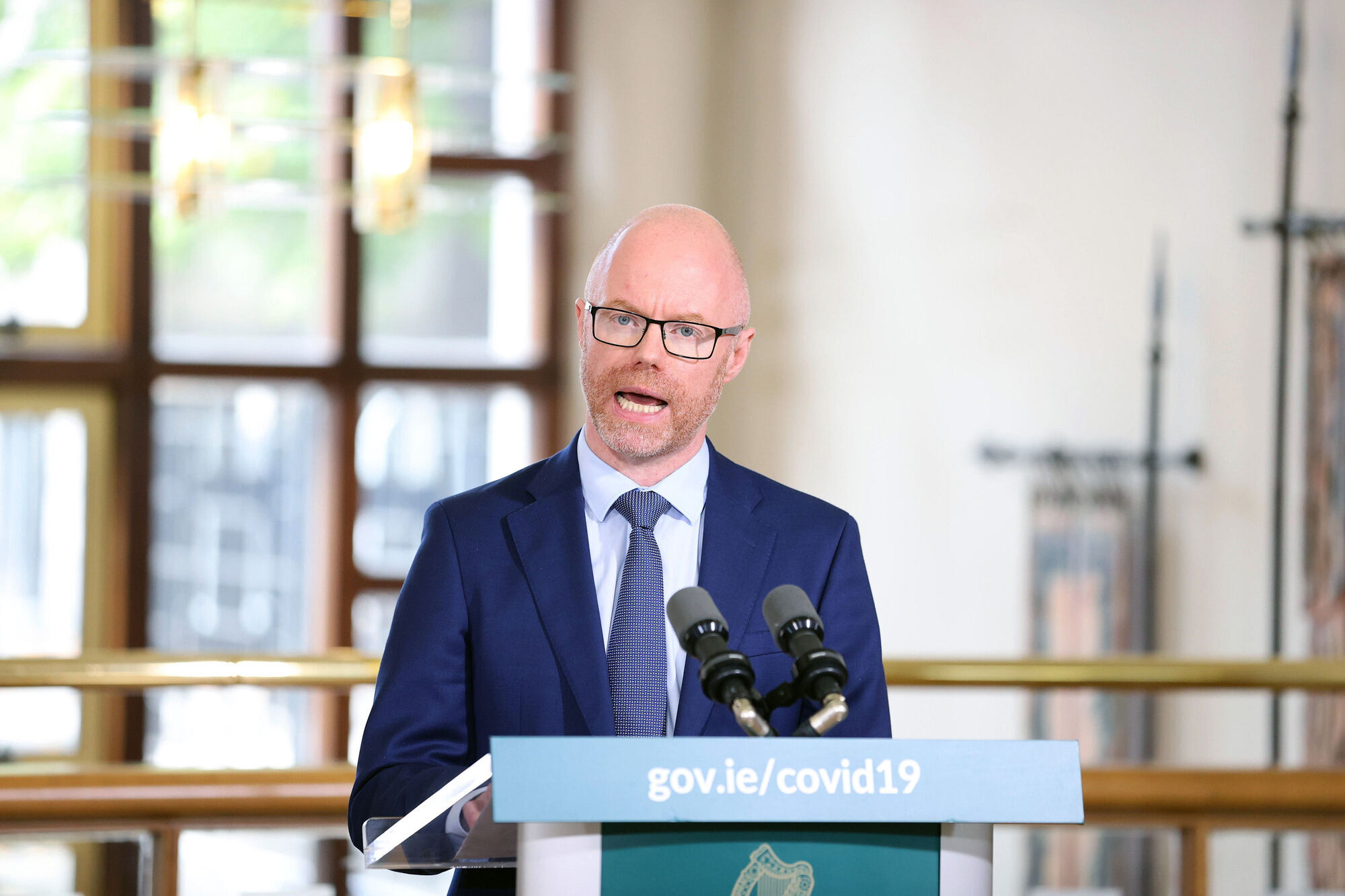 Speaking on Newstalk’s Pat Kenny show, the Minister defended the Government’s Plan for Living with Covid, he said it had made things less confusing for people. Picture: Julien Behal/PA Wire