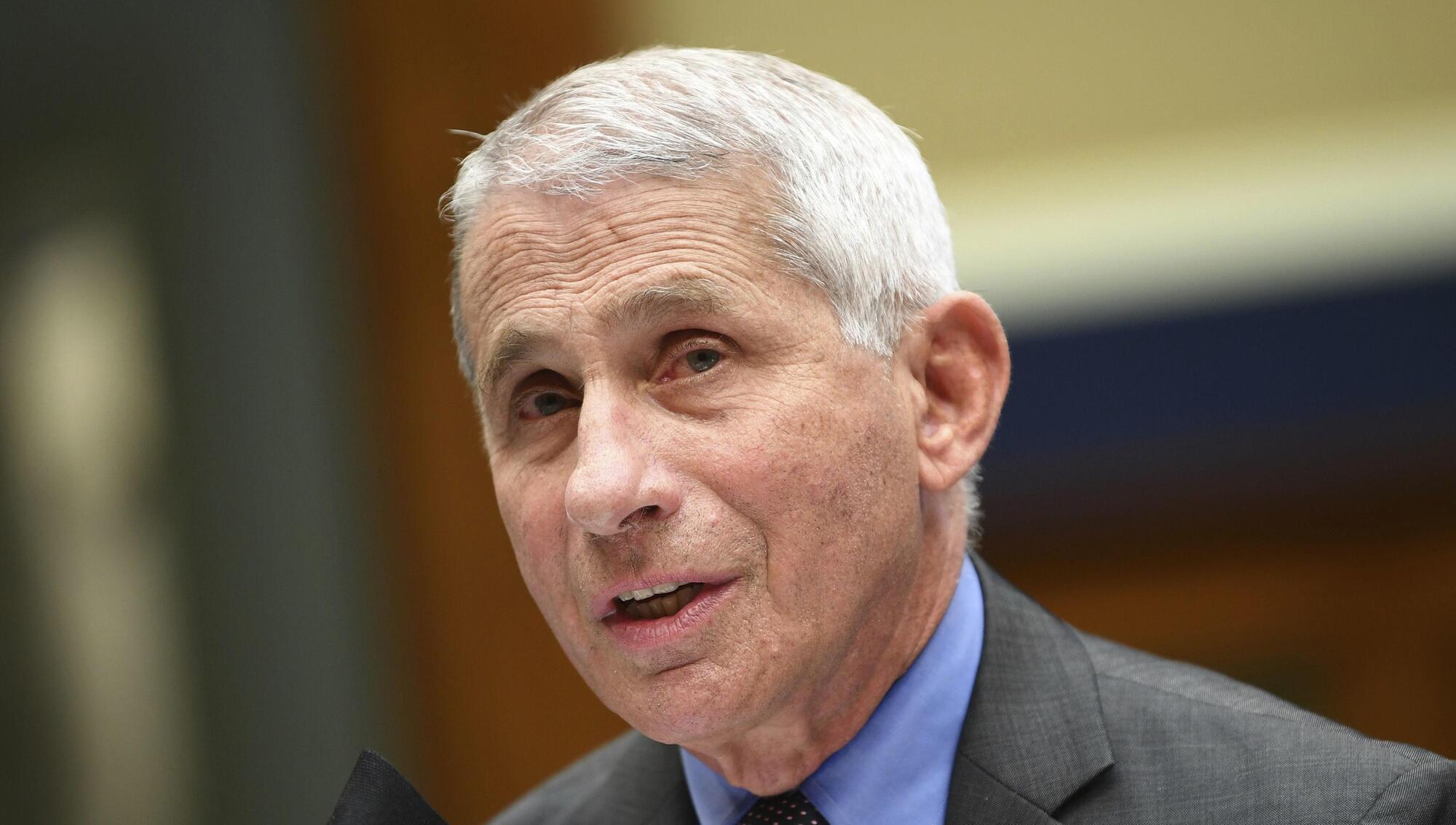Director of the National Institute of Allergy and Infectious Diseases Dr. Anthony Fauci testifies before a House Committee on Energy and Commerce on the Trump administration's response to the COVID-19 pandemic.