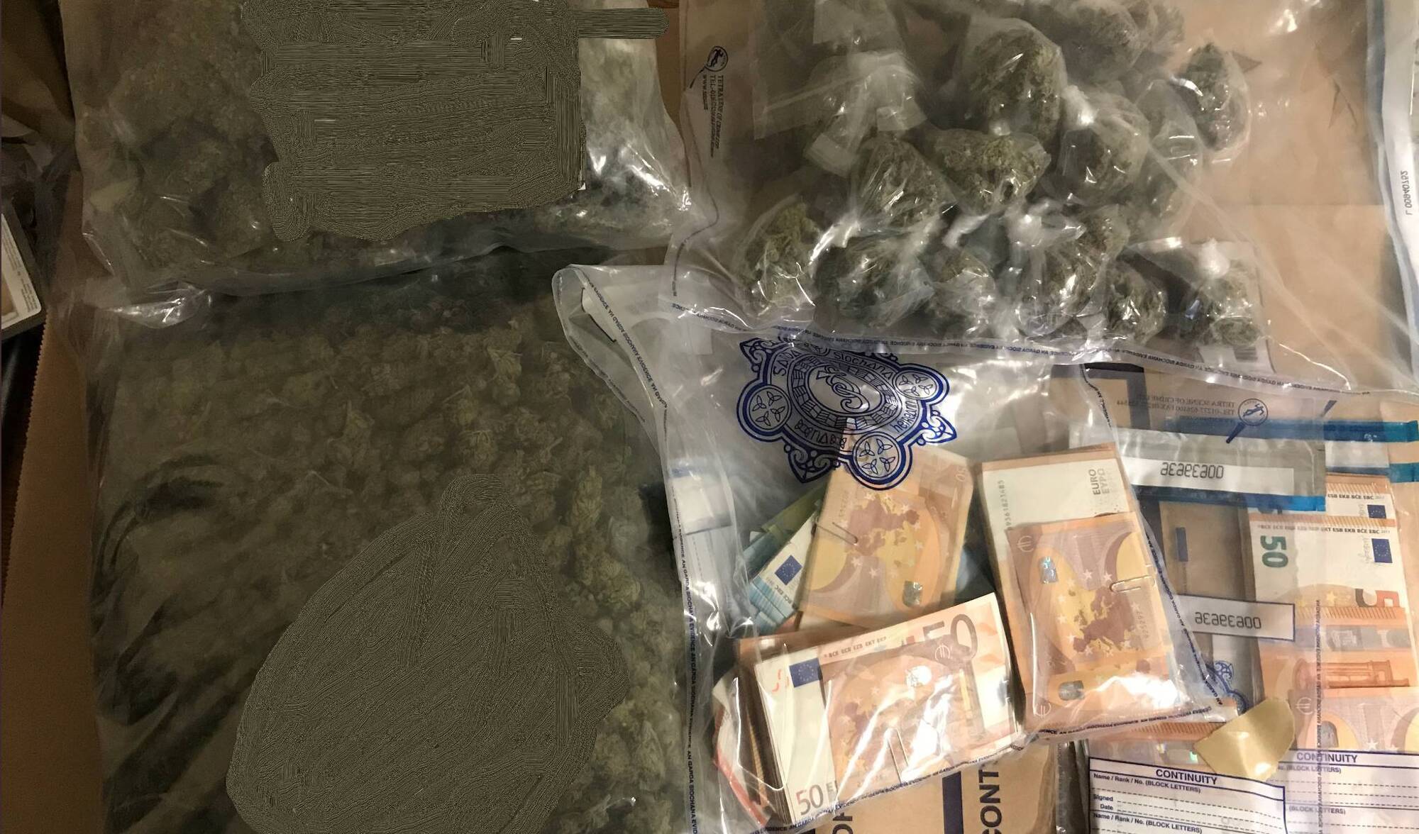 Man arrested following seizure of €50k worth of drugs and cash in Cork
