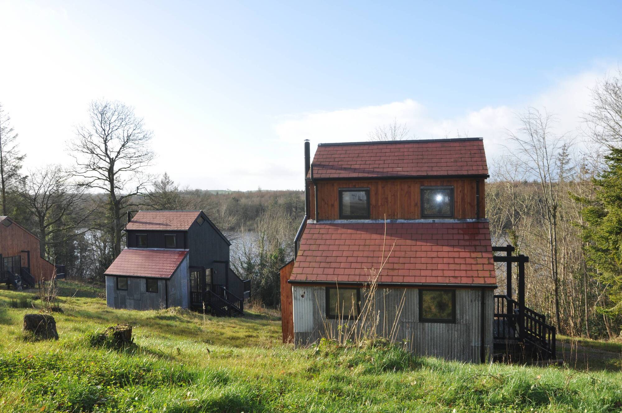 What it's like to go off the grid and stay in a chic forest cabin