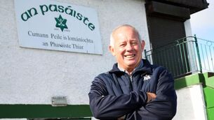 <p>Terry Howard at Passage West GAA Club, Co. Cork. Picture Denis Minihane.</p>