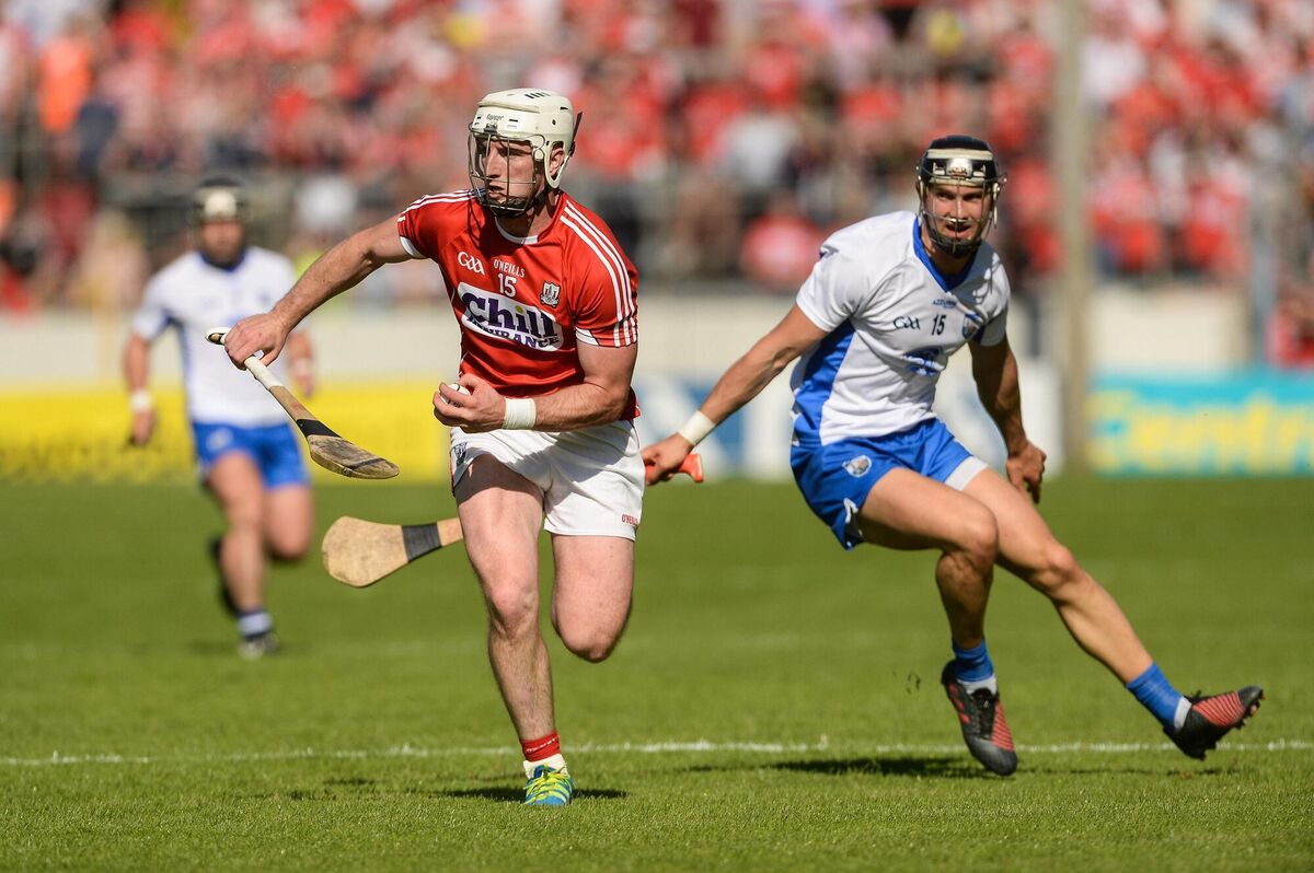 Cork's Patrick Horgan gets past Darragh Fives of Waterford during their 2017 Munster semi-final at Semple Stadium, where the teams will meet on October 31. Photo by Piaras Ó Mídheach/Sportsfile