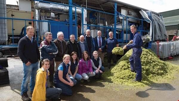 Grass Biorefinery team at the national demonstration day in Shinagh. 