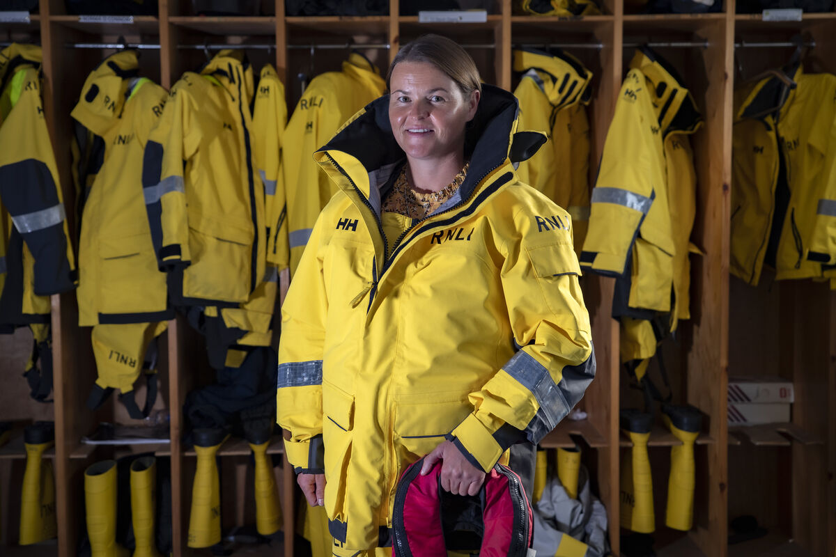 Denise Lynch, a Fenit RNLI member, has become the first female lifeboat coxswain in Ireland. Denise Lynch, a Fenit RNLI member, has become the first female lifeboat coxswain in Ireland.