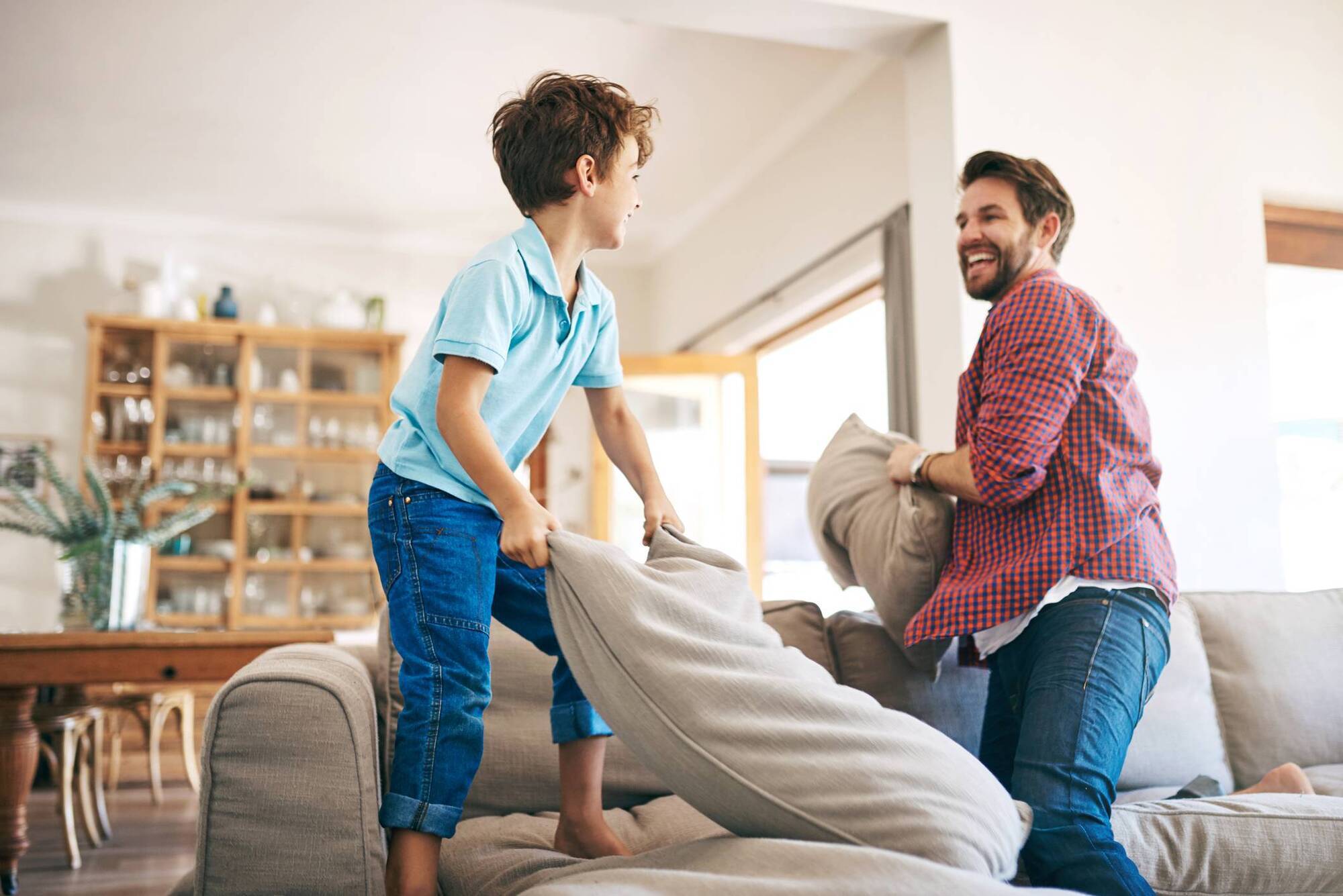 Children can learn about boundaries through rough and tumble play 