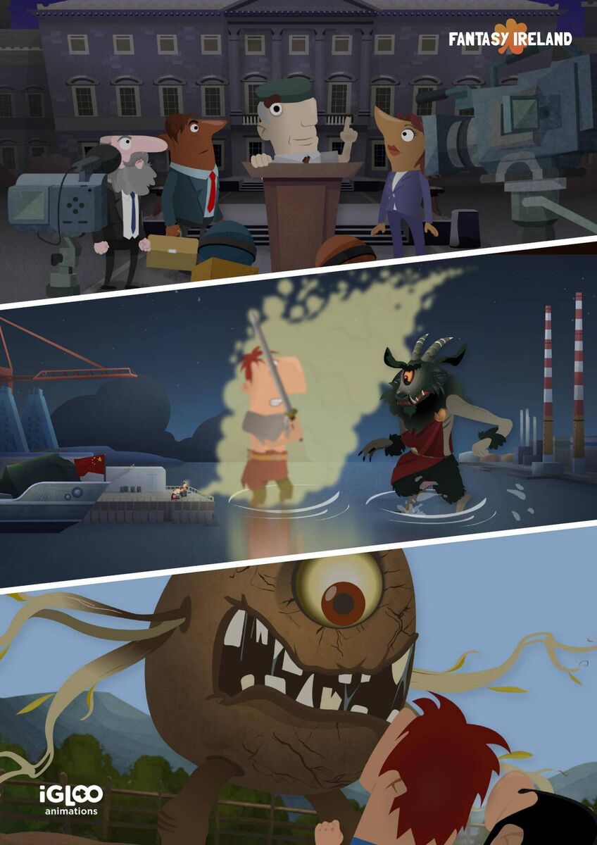 Scenes from Fantasy Ireland, premiering Thursday week on RTÉ 2.