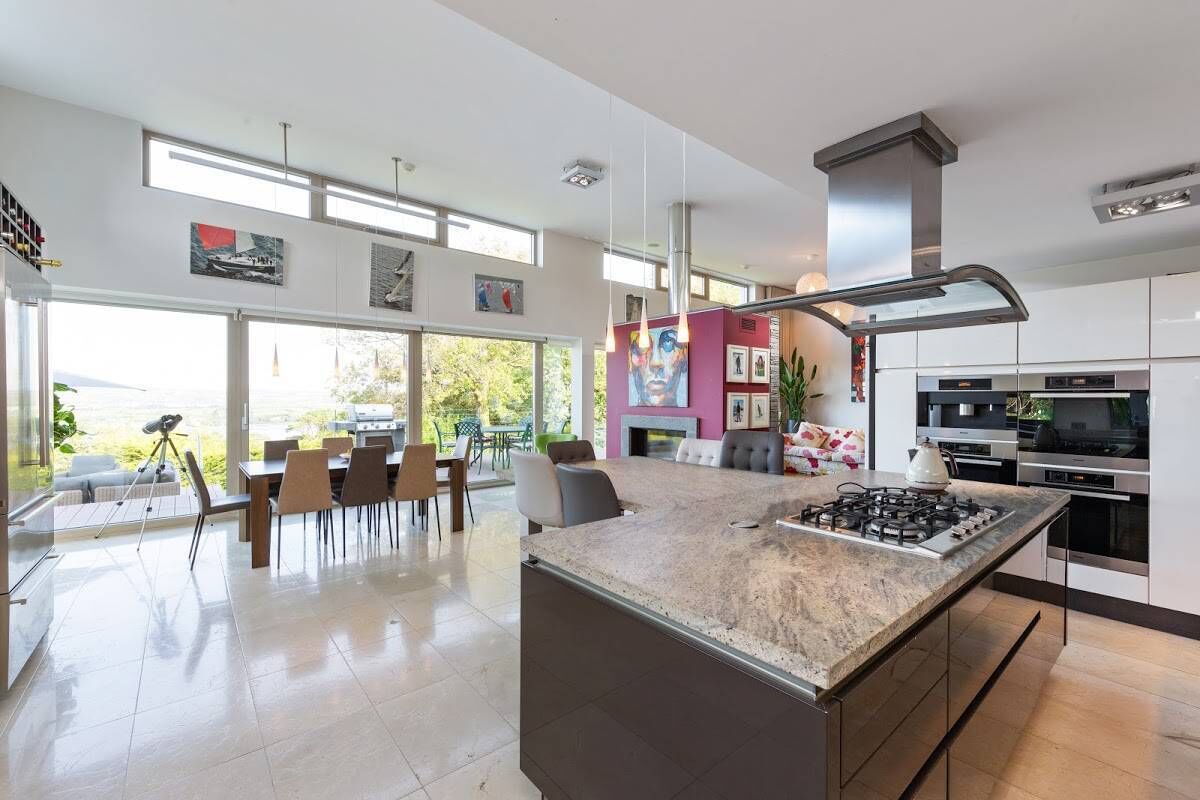 Kitchen and dining are the home's hub 