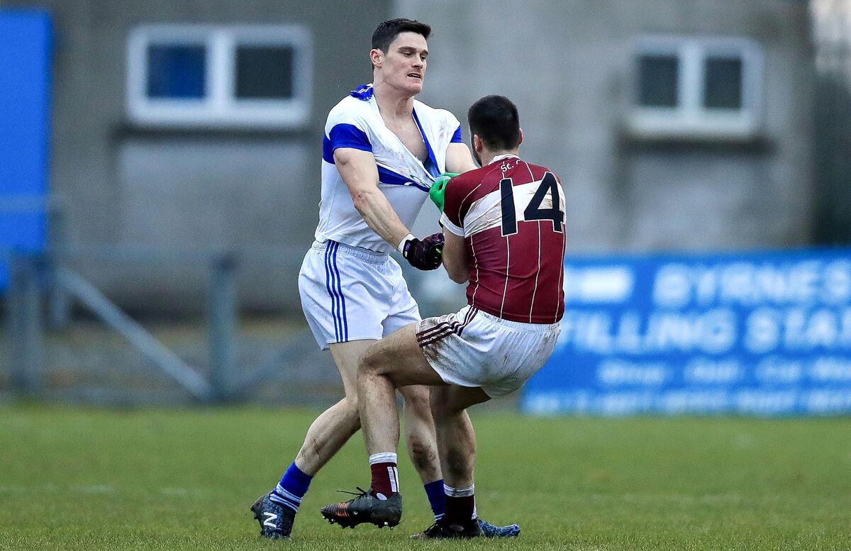 St Vincent's Diarmuid Connolly with Aidan McElliggott of Mullinalaghta during the 2016 Leinster club championship - a season where Connolly won every competition he took part in. Picture: INPHO/Donall Farmer