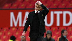 <p>Manchester United manager Ole Gunnar Solskjaer abandoned his usual quest for positives in favour of downbeat realism on Sunday. Photo: Oli Scarff/NMC Pool/PA Wire. </p>