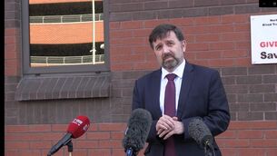 <p>Robin Swann has said he is angered by scenes following a GAA match at the weekend. Picture: David Young/PA</p>