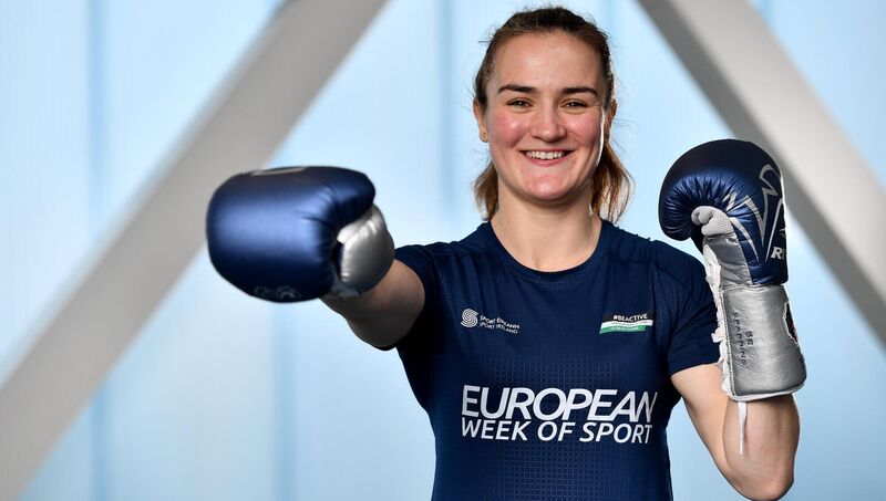 Ambassador and boxer Kellie Harrington in attendance the launch of European Week of Sport 2020. Picture: Sam Barnes/Sportsfile