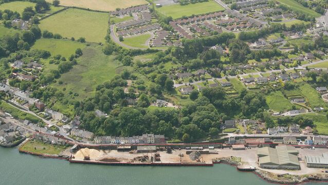 <p>The development will be located on an elevated site overlooking Passage West in Cork Harbour.</p>