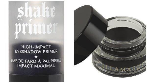 KVD Vegan Beauty Shake Primer Eyeshadow Primer, €22 at Boots; Illamasqua Precision Gel Liner, €23.95 at sculptcosmetics.com 