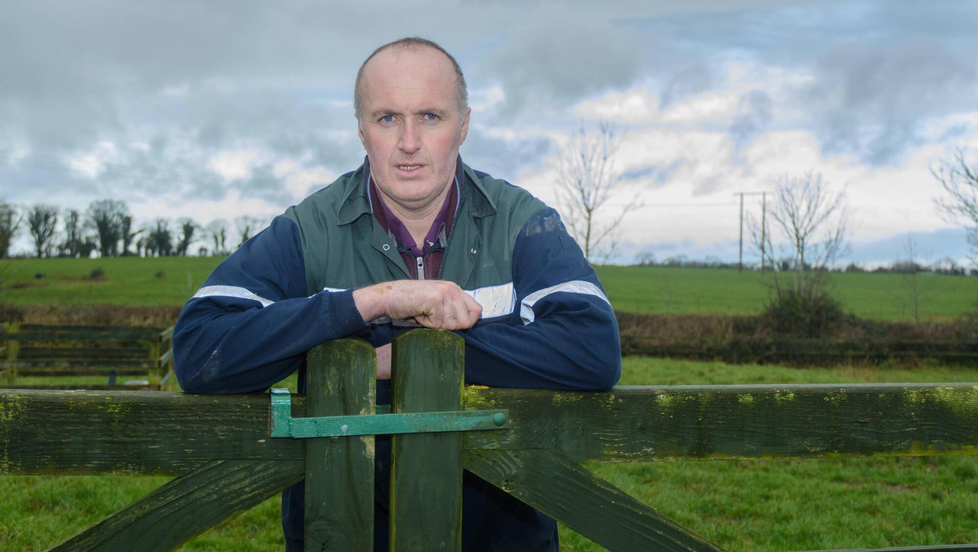 ICMSA President, Pat McCormack, on his Tipperary farm. File Photo. 
