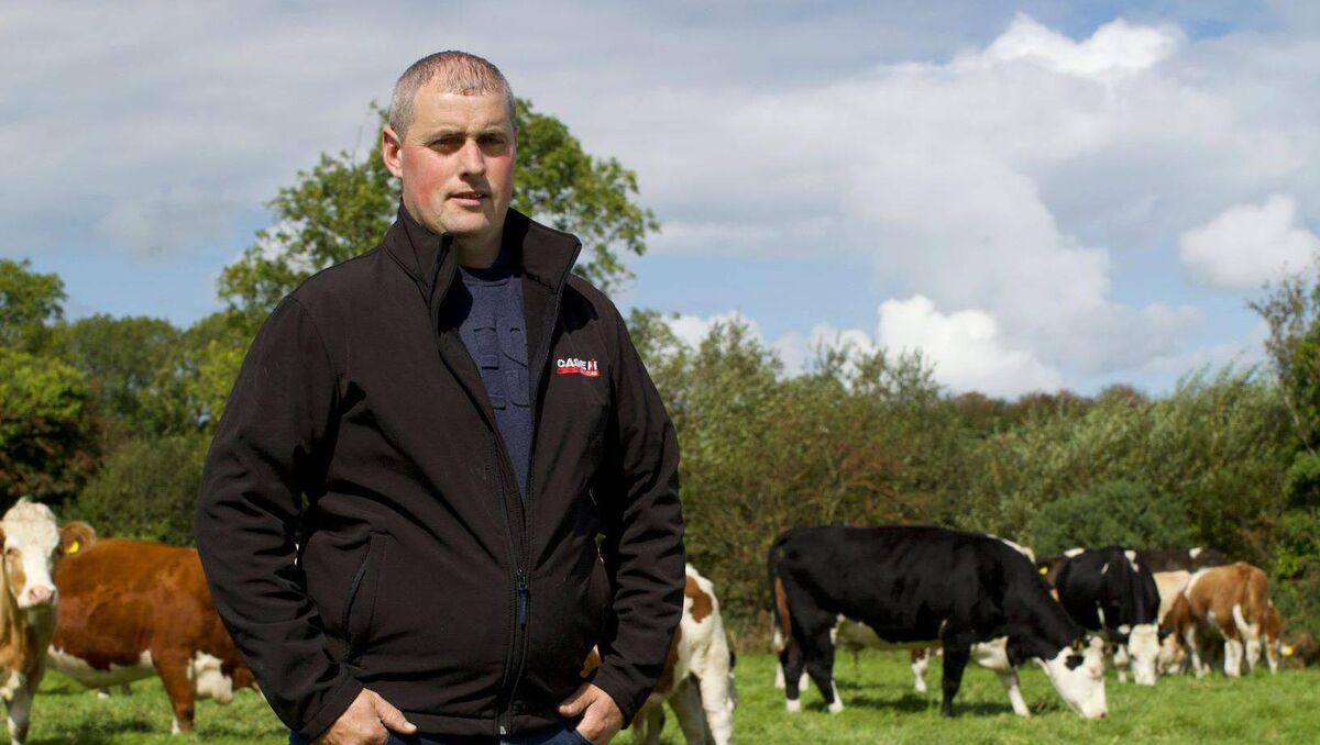 Paul Crowe, Kilrush, Co Clare, who used the finance provided by his local credit union to build a shed extension for calving. 