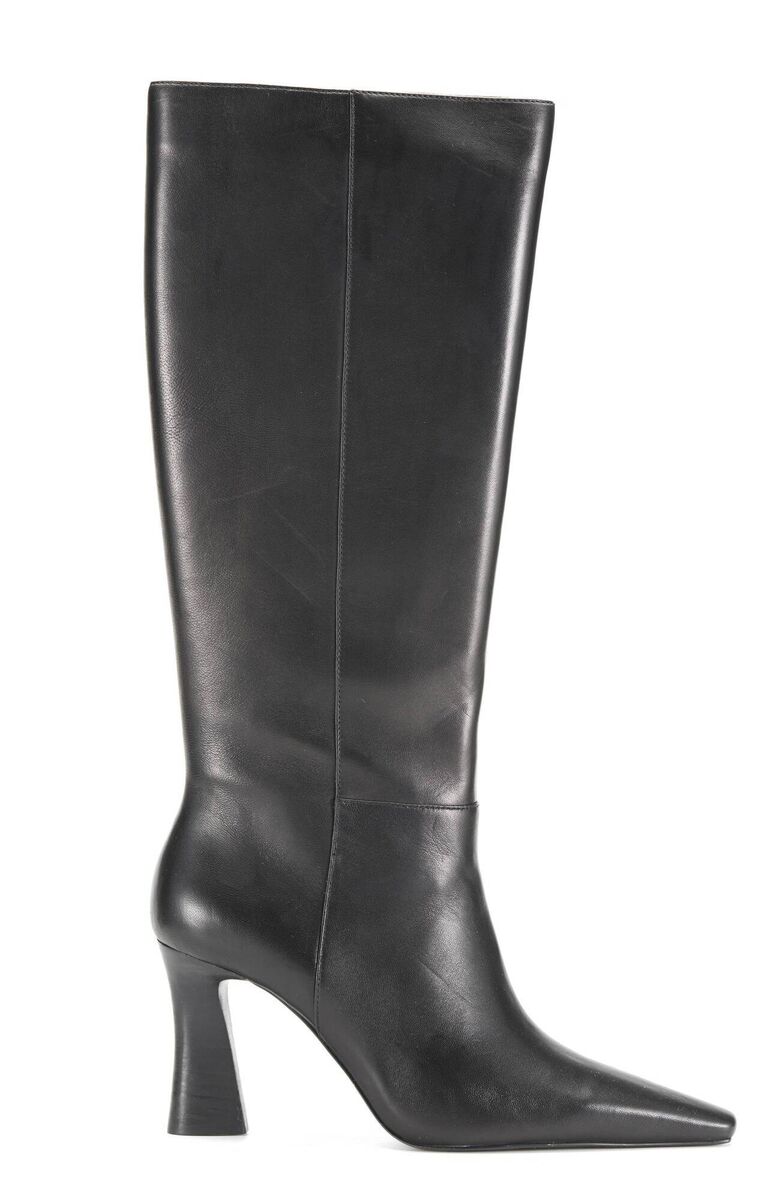 Black Heeled Boot, €149.99, Mango