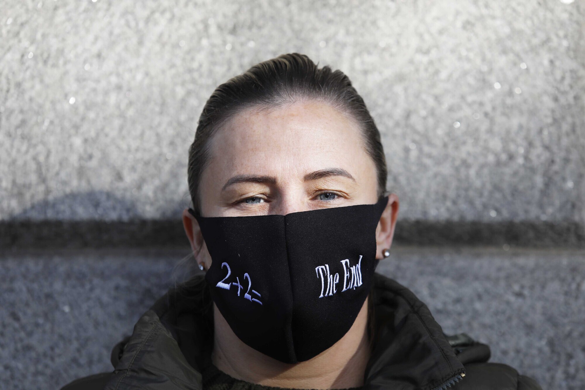 Former Debenhams employees protest outside the Four Courts. Picture: RollingNews.