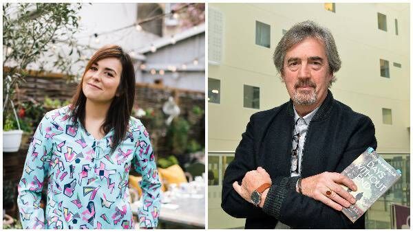 Stefanie Preissner and Sebastian Barry. 