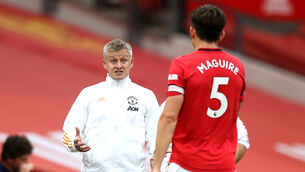 <p>Harry Maguire retains Ole Gunnar Solskjaer’s support (Martin Rickett/PA)</p>