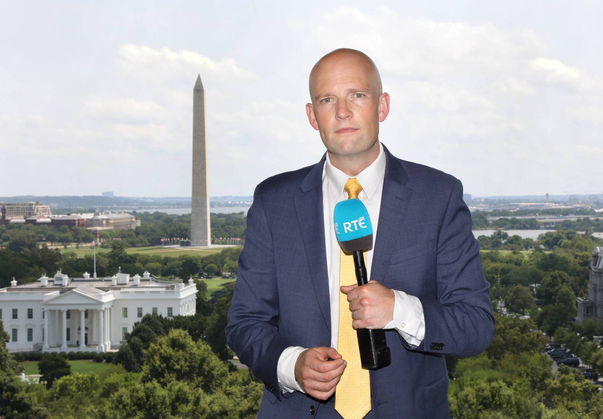 Brian O'Donovan, RTÉ Washington correspondent, picture: Marty Katz/washingtonphotographer.com 