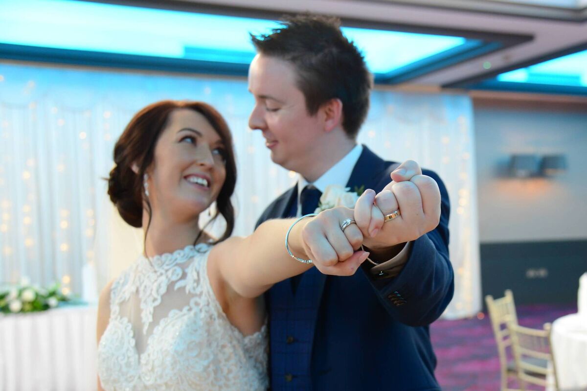 The happy couple. Pictures: Bismark Wedding Photography The happy couple. Pictures: Bismark Wedding Photography