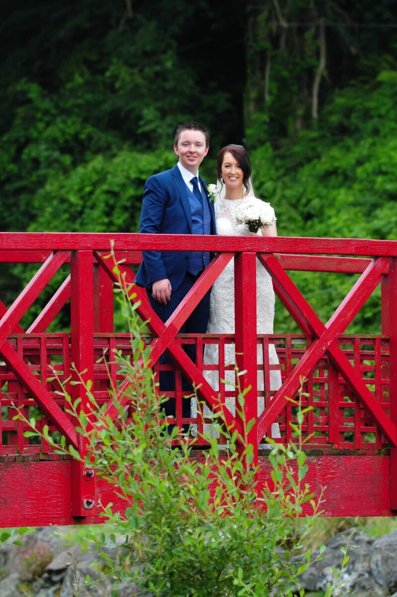 The couple tied the knot at the Oriel House Hotel, Ballincollig. The couple tied the knot at the Oriel House Hotel, Ballincollig.