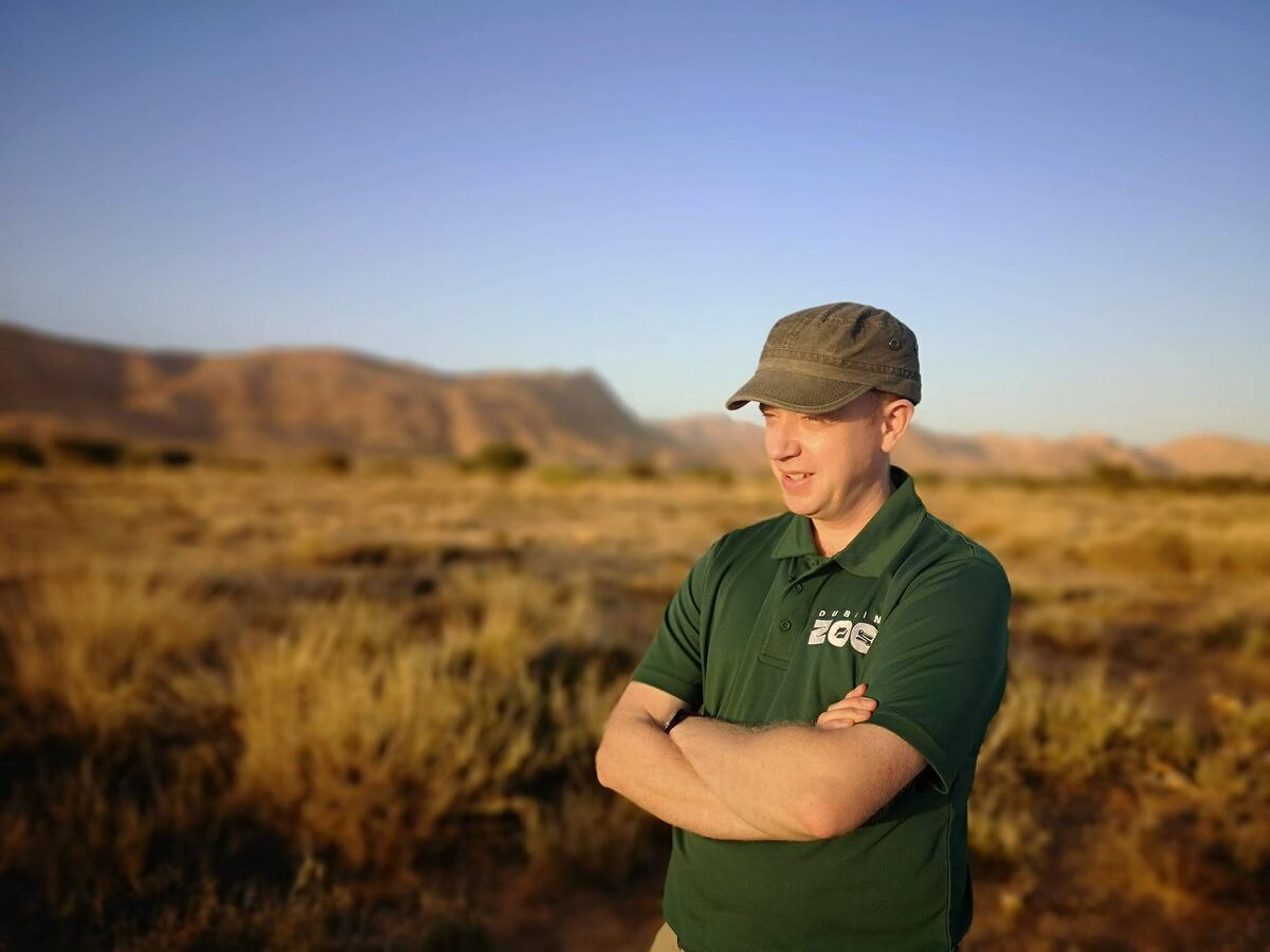 Brendan Walsh, Dublin Zoo keeper. 