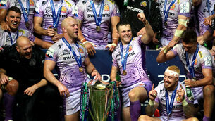<p>Exeter were crowned kings of European club rugby for the first time on Saturday (David Davies/PA)</p>