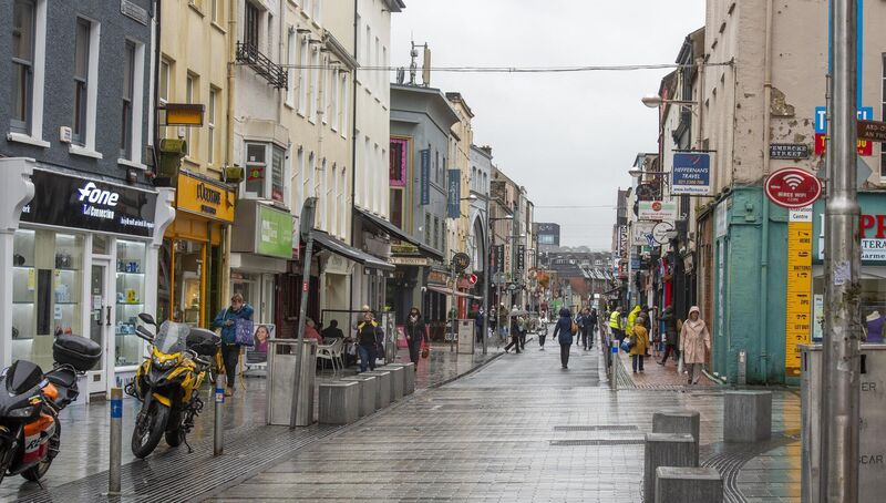  A quiet afternoon in Cork City Centre. Retail faces more challenges as further restrictions are considered. Picture: Dan Linehan