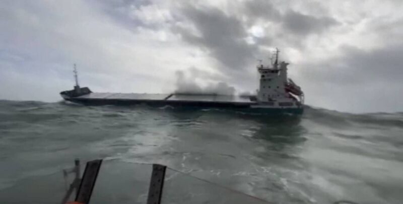 The Lily B came within half a nautical mile of colliding with rocks off the Wexford coast. Picture: RNLI