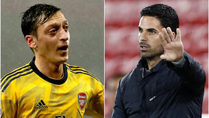 <p>Mesut Ozil has not been selected in Arsenal’s Premier League squad by manager Mikel Arteta.</p>