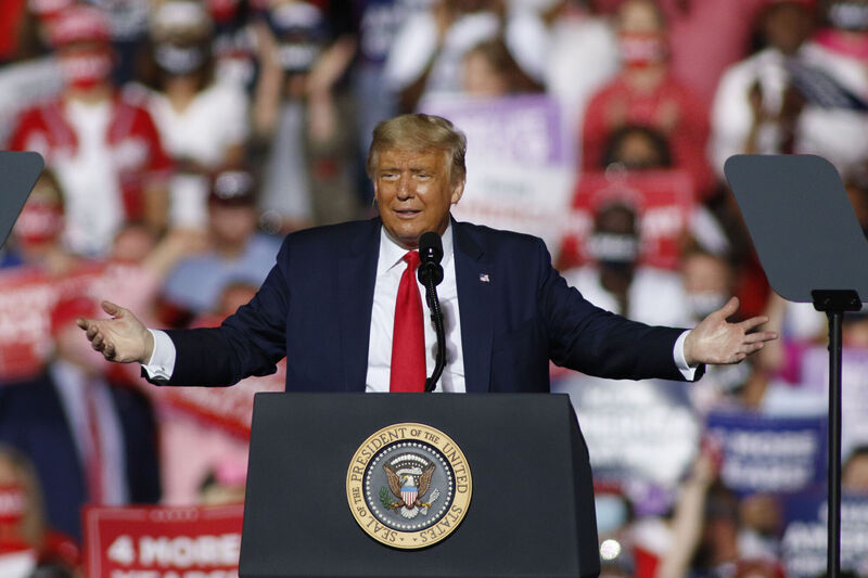 A second term for President Donald Trump, on the other hand, could prove more disruptive than his first by emboldening climate-sceptic countries. Picture: AP Photo/Nell Redmond) A second term for President Donald Trump, on the other hand, could prove more disruptive than his first by emboldening climate-sceptic countries. Picture: AP Photo/Nell Redmond)