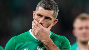Disappointed Rob Kearney 19/10/2019