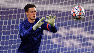 <p>Kepa Arrizabalaga has suffered a shoulder injury (Mike Hewitt/PA)</p>