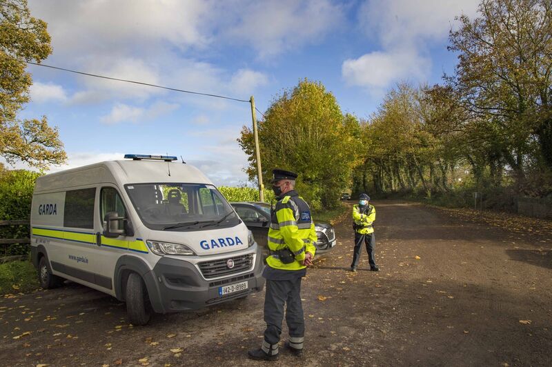 Gardaí pictured at the scene of the fatal shooting at Assolas, near Kanturk, north Cork. Picture: Daragh McSweeney/Provision Gardaí pictured at the scene of the fatal shooting at Assolas, near Kanturk, north Cork. Picture: Daragh McSweeney/Provision