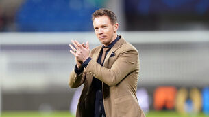 <p>RB Leipzig manager Julian Nagelsmann is going for victory at Old Trafford on Wednesday. Picture: John Walton/PA</p>