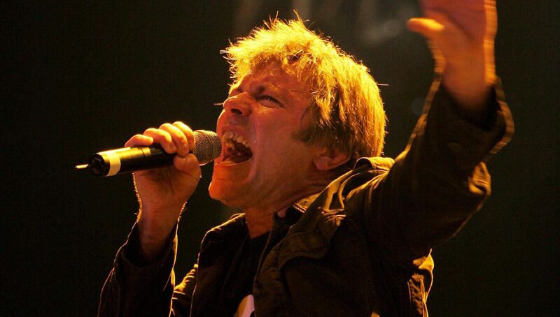 Iron Maiden vocalist Bruce Dickinson: The voice behind an enduring Halloween classic. Picture: Aijaz Rahi/AP