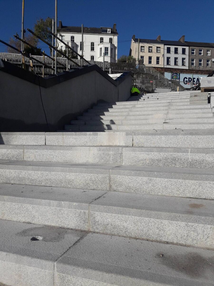 New steps from Lower Glanmire Road to Horgans Quay New steps from Lower Glanmire Road to Horgans Quay