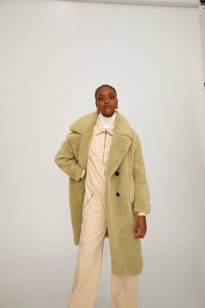 Double breasted teddy coat, Whistles, €289