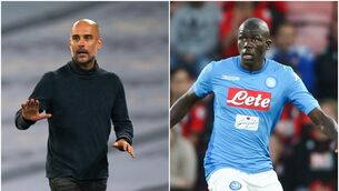<p>Pepe Guardiola and Kalidou Koulibaly feature in today’s football rumour file (Tim Keeton/Scott Heavey/PA)</p>