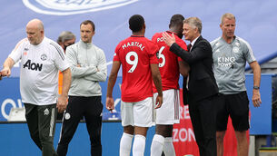 <p>Manchester United manager Ole Gunnar Solskjaer likes the strength of his squad. Picture: Carl Recine/PA</p>