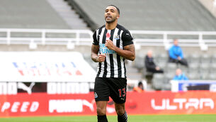 <p>Callum Wilson scored both of Newcastle’s goals (Alex Pantling/PA)</p>