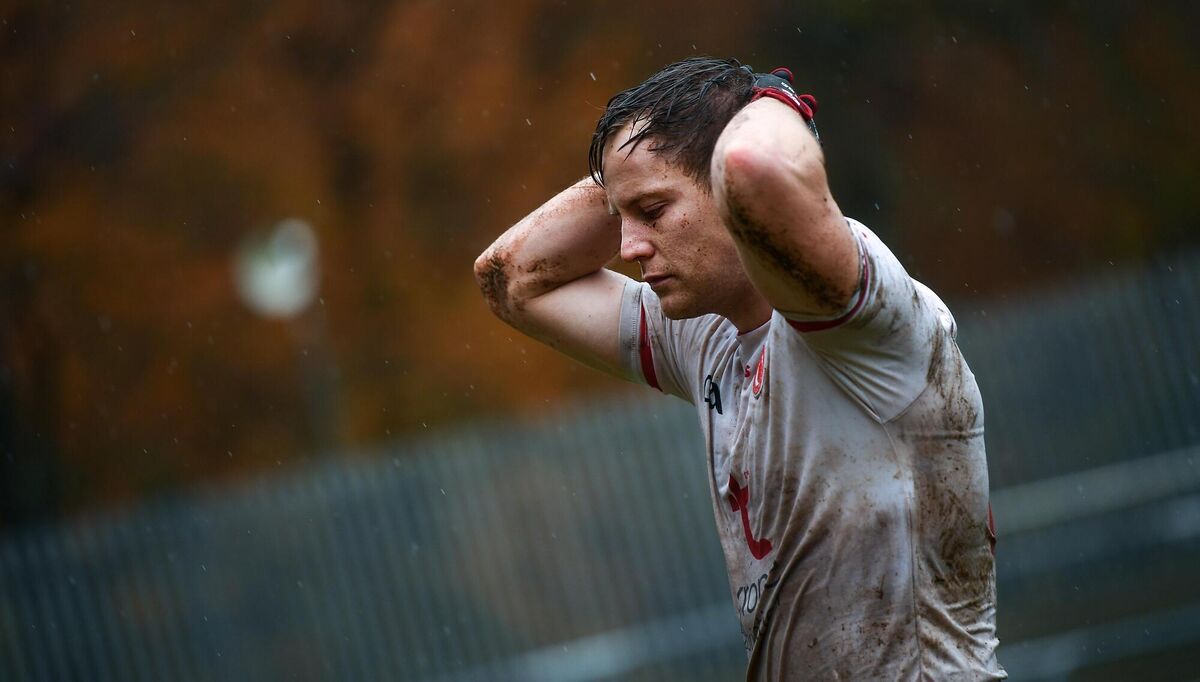 Tyrone's Kieran McGeary following their Ulster SFC quarter-final defeat to Donegal. Photo by Stephen McCarthy/Sportsfile Tyrone's Kieran McGeary following their Ulster SFC quarter-final defeat to Donegal. Photo by Stephen McCarthy/Sportsfile