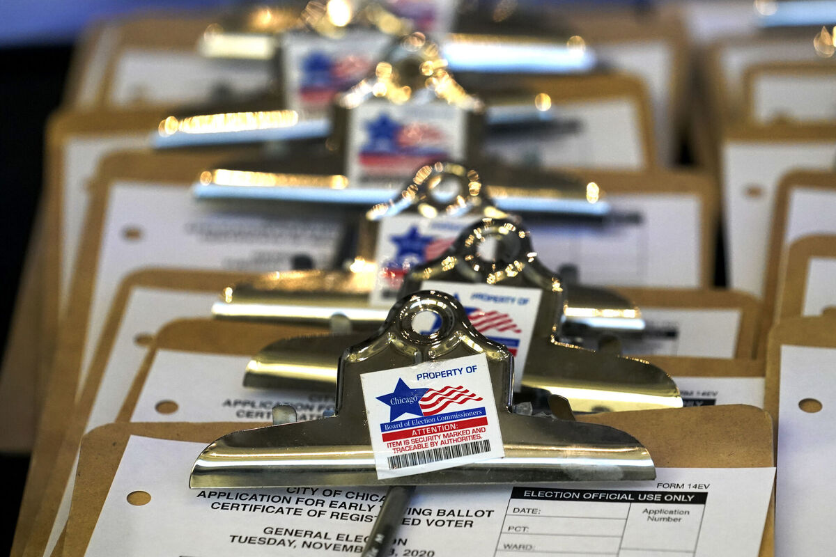Experts who spoke to Reuters say they are mystified by the most prominent robocalling campaign, which has been running for months and tells people to remain home but does not explicitly mention voting. Picture: AP Photo/Charles Rex Arbogast)