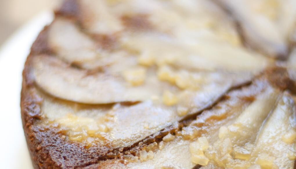 Pear and ginger cake