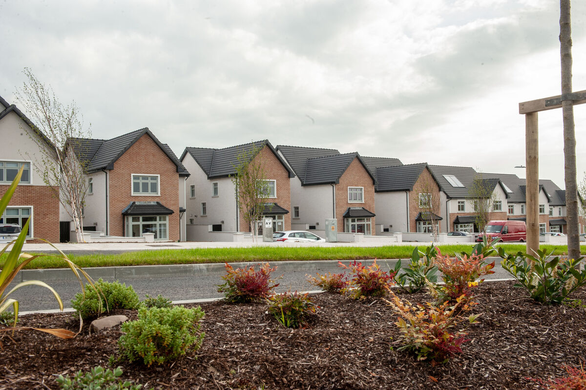 The new development at Janeville is the largest housing construction site in Munster. Pic: Brian Lougheed