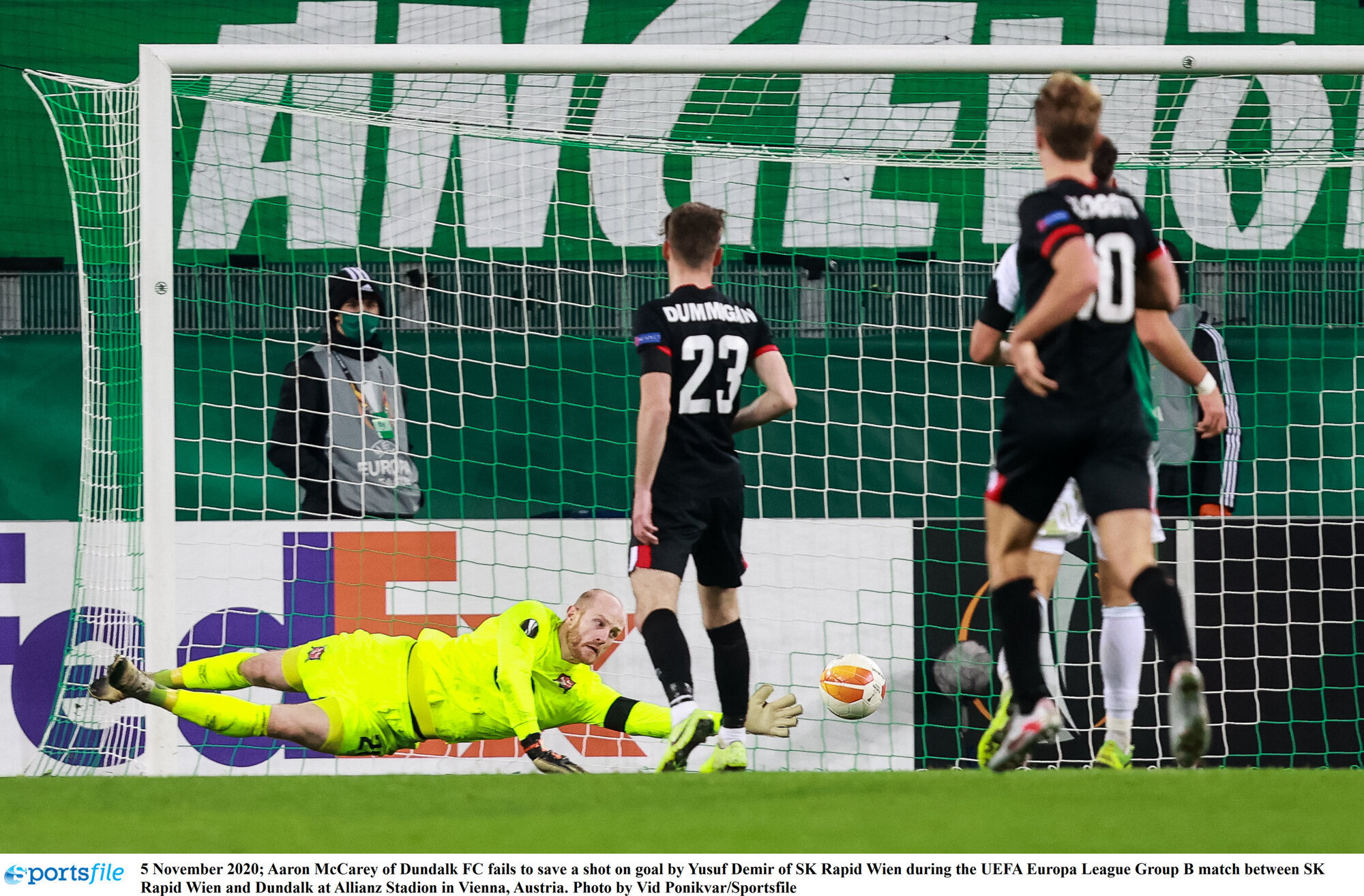 Nightmare for Dundalk's Aaron McCarey in City of Dreams as Vienna edge thriller