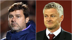 <p>Mauricio Pochettino and Ole Gunnar Solskjaer (Joe Giddens/Richard Heathcote/PA)</p>